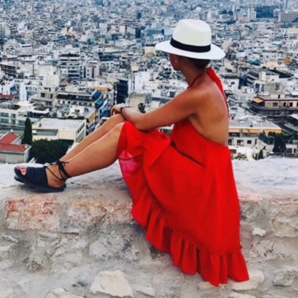 Red dress